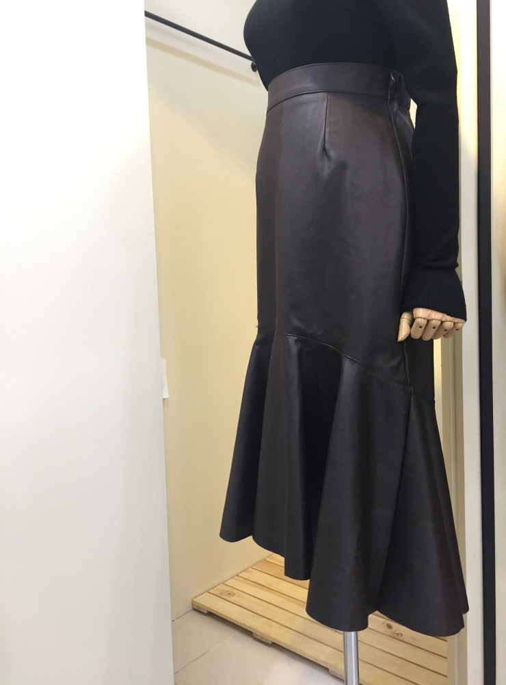 Leather Mermaid Frozen Skirt 2 Colors 20s 30s Wome