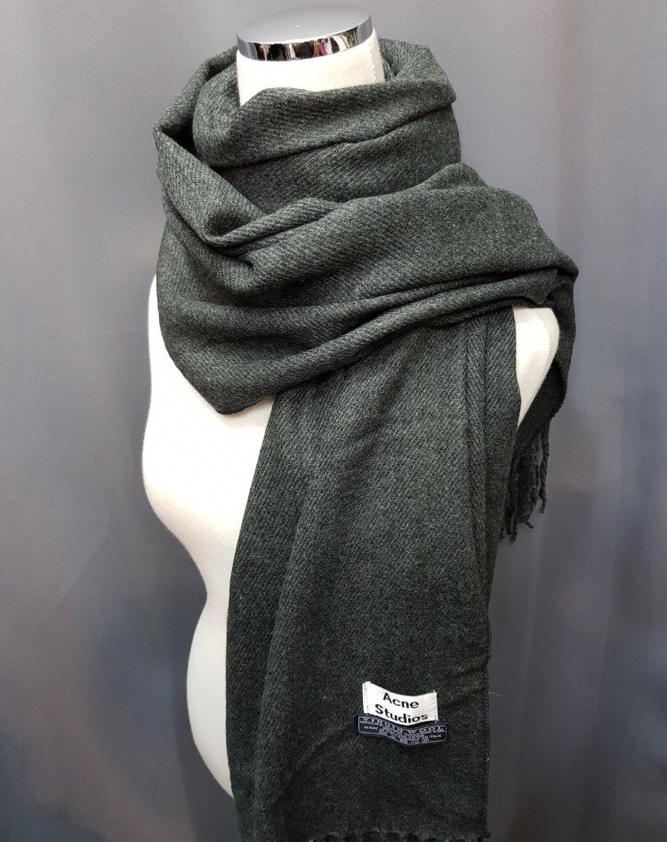ACNE Studio Wool 100 muffler 7color shawl Women Wo