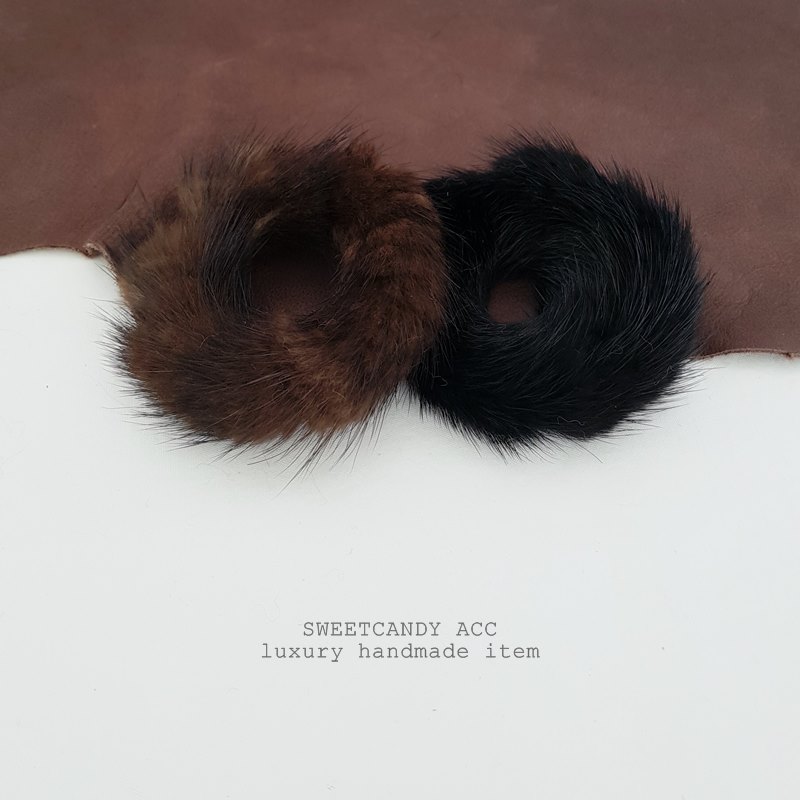 Hair Accessories Mink Chush, Mink Donut Chush, Hai