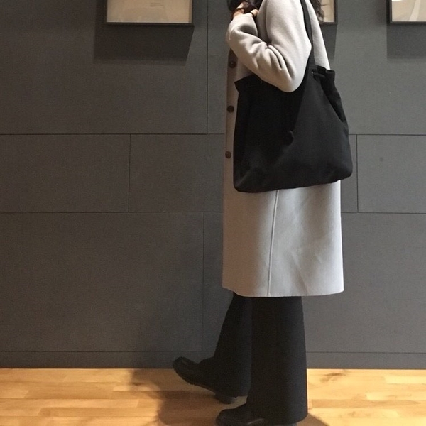 Handmade Suede embroidered eco bag shoulder bag ho