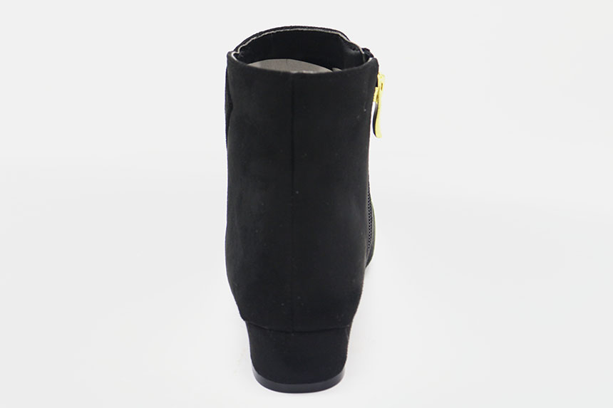 Bean shoe suede angle boots color 2.5 cm sweet and