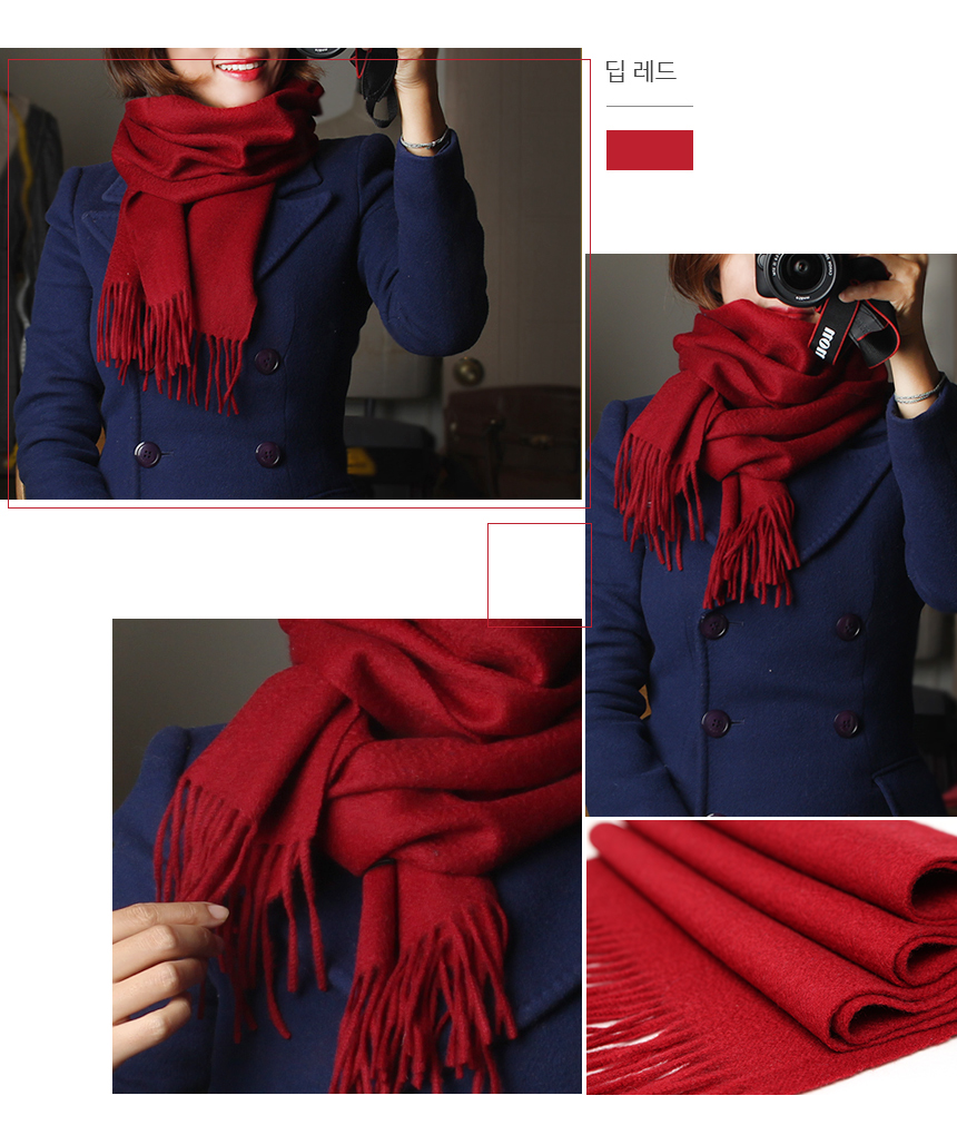 Plain cashmere muffler woman shawl gift winter men