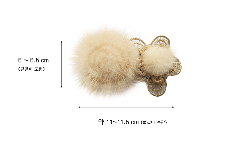 Hair Accessories Flower Mink Hairpin Hairpin Acces