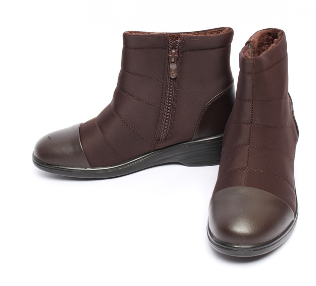 S-701 4.5cm Women's padded boots with zipper wa