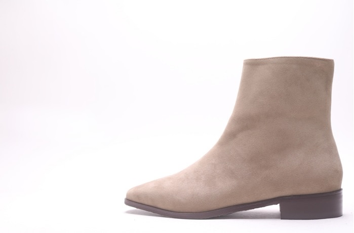 Basic Ankle Boots 3cm Black Brown Suede Khaki 3cm 