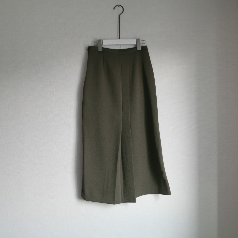 Minnipul Winter Silk Long Skirt Khaki, Black, Whit