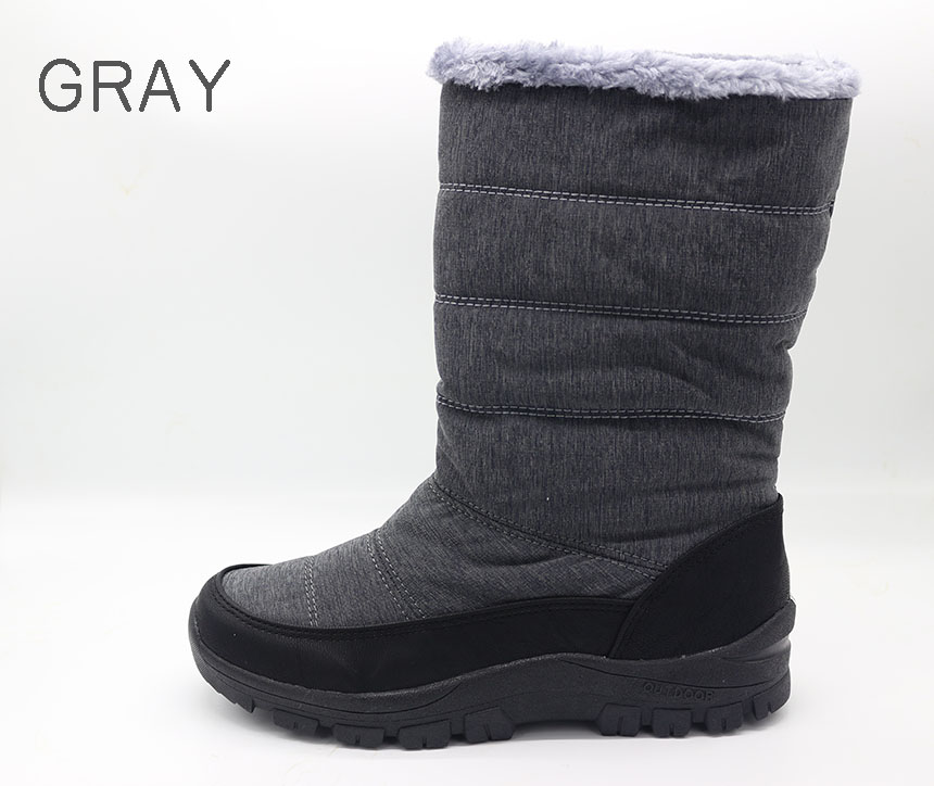 Bean shoes lining Padded boots 2 color 4 cm Clean 