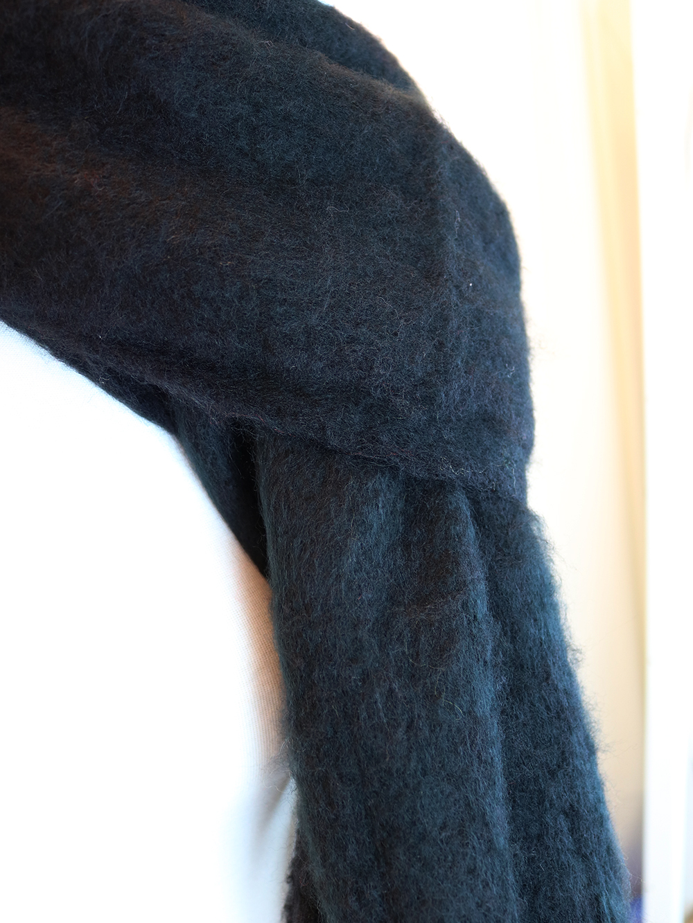 Mouton Vivid Cashmere Shawl Muffler 3colors Luxuri