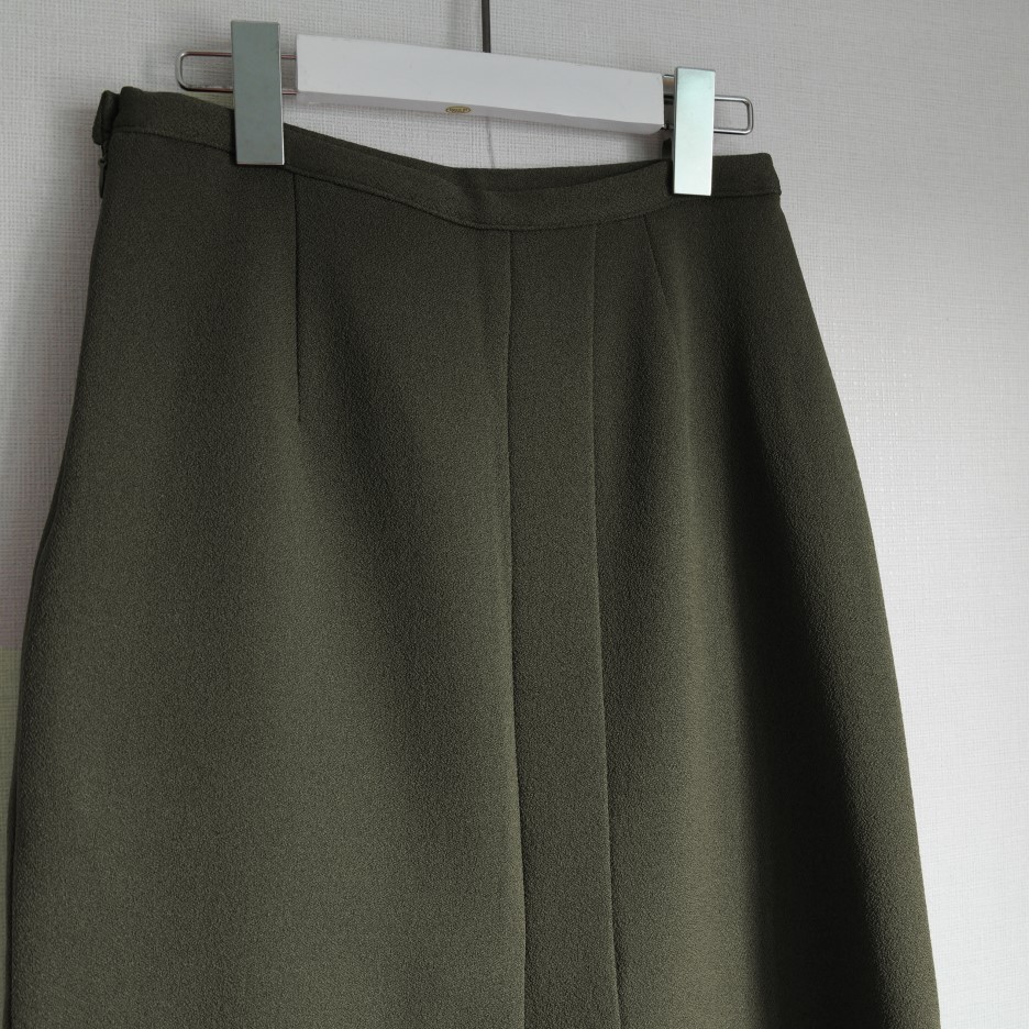 Minnipul Winter Silk Long Skirt Khaki, Black, Whit