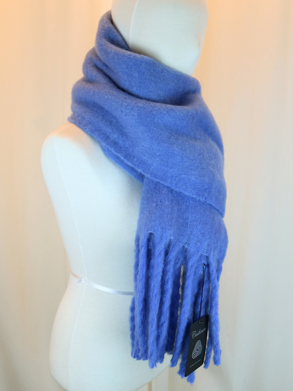 Mouton Vivid Cashmere Shawl Muffler 3colors Luxuri