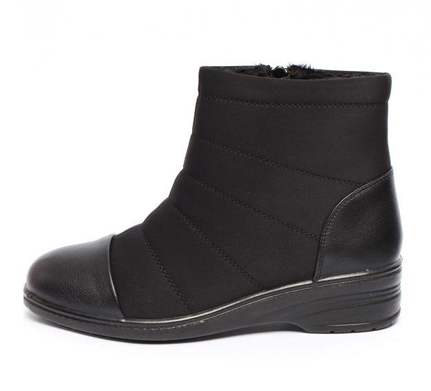 S-701 4.5cm Women's padded boots with zipper wa