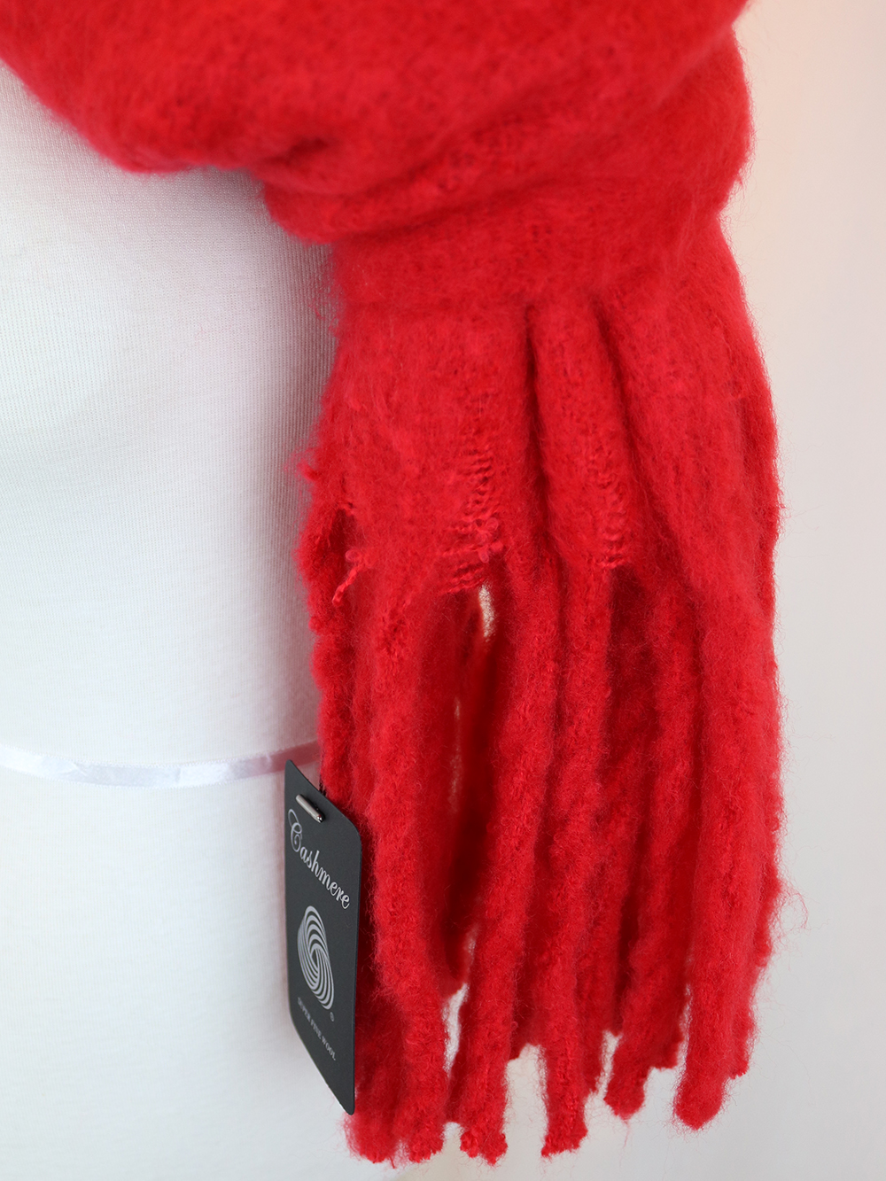 Mouton Vivid Cashmere Shawl Muffler 3colors Luxuri