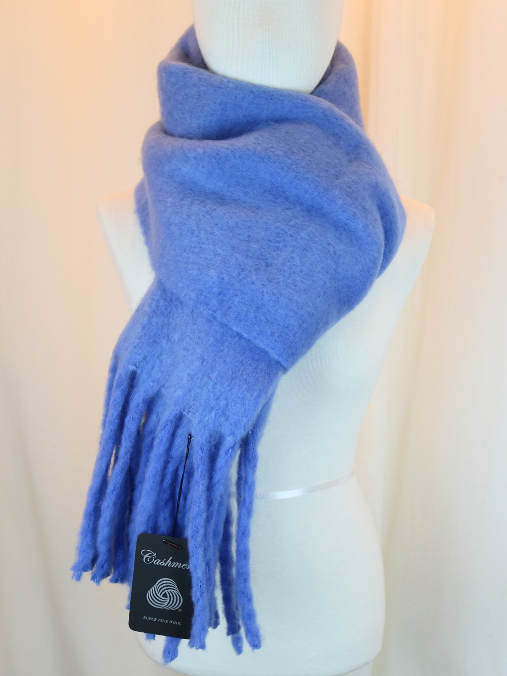 Mouton Vivid Cashmere Shawl Muffler 3colors Luxuri