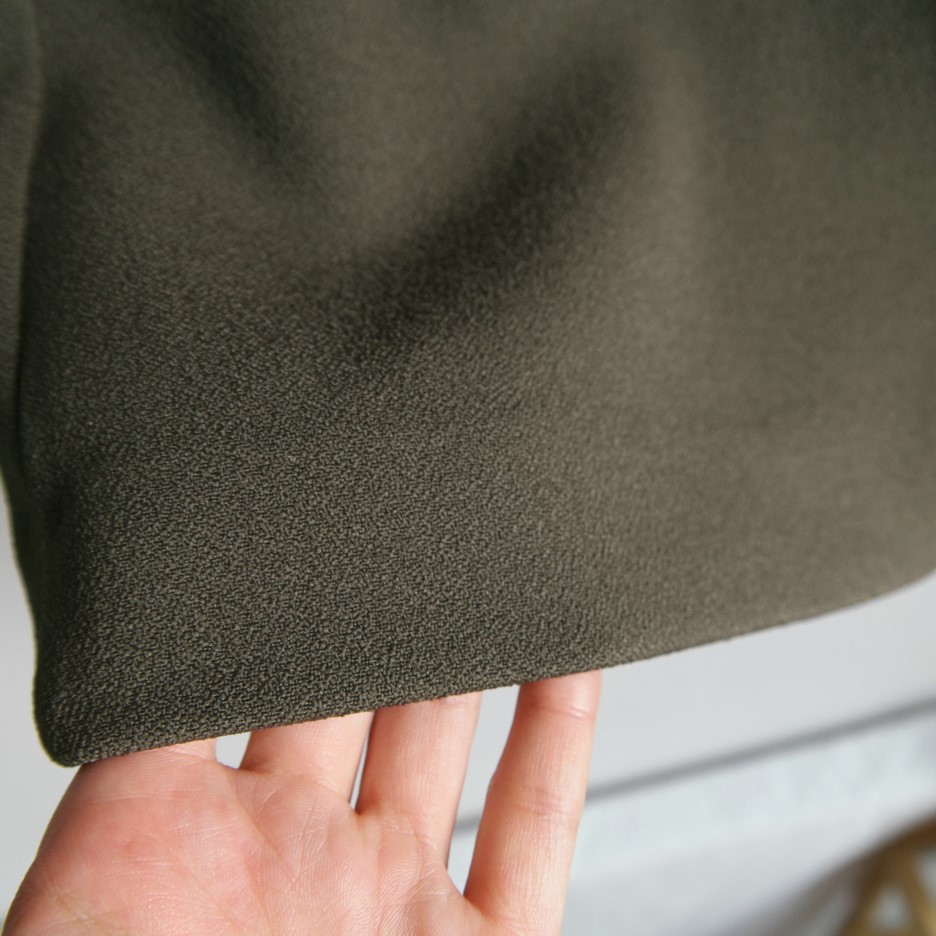 Minnipul Winter Silk Long Skirt Khaki, Black, Whit