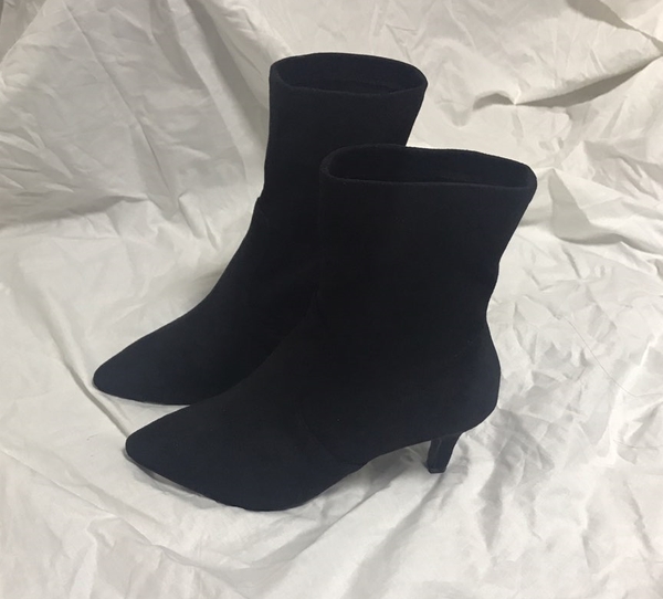 Women's Suede 7cm Angle Boots Sik Modern Women 