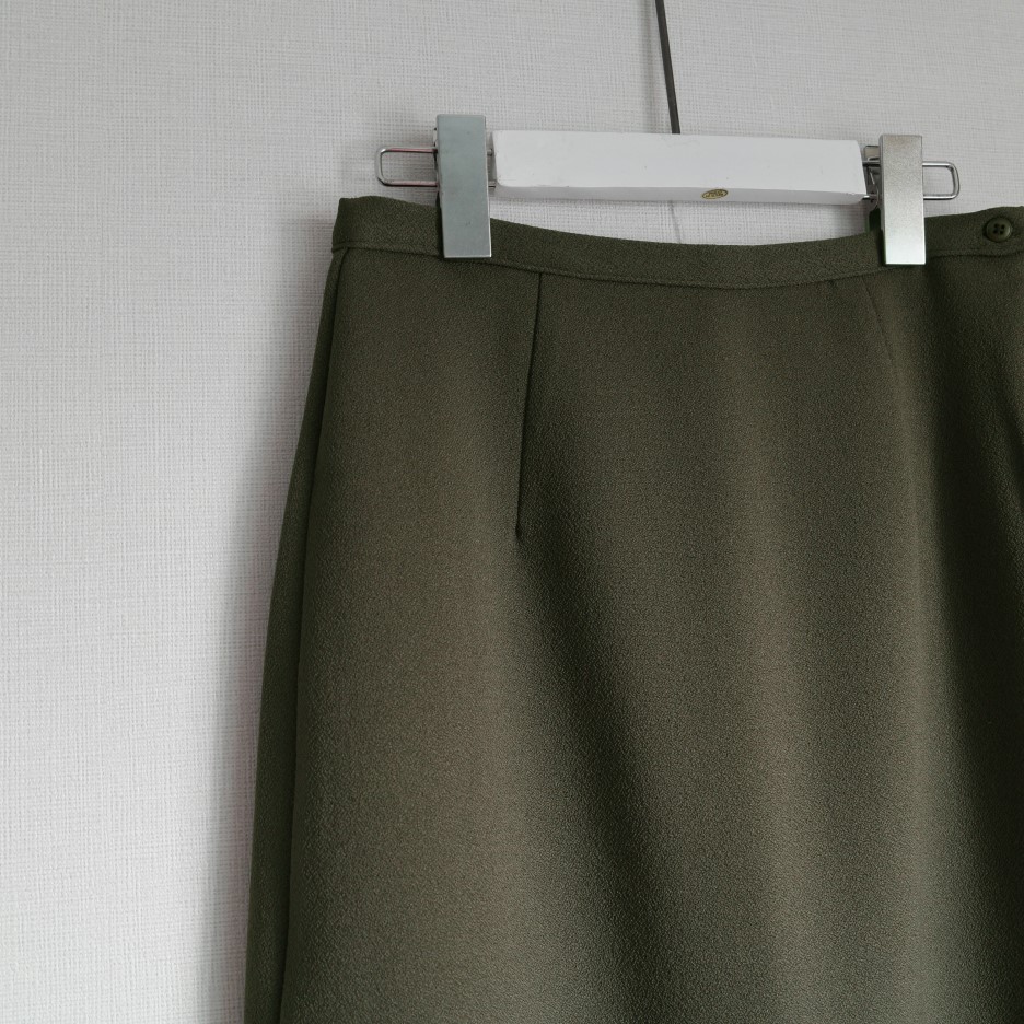 Minnipul Winter Silk Long Skirt Khaki, Black, Whit