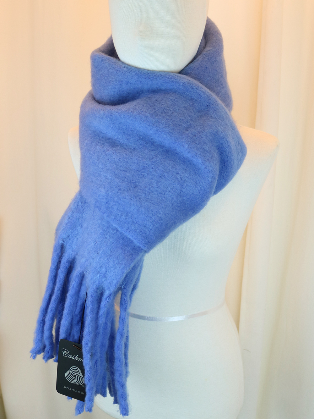 Mouton Vivid Cashmere Shawl Muffler 3colors Luxuri