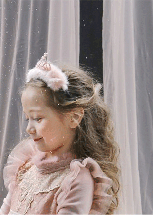 Hair Accessories Queen headband 2colors child infa