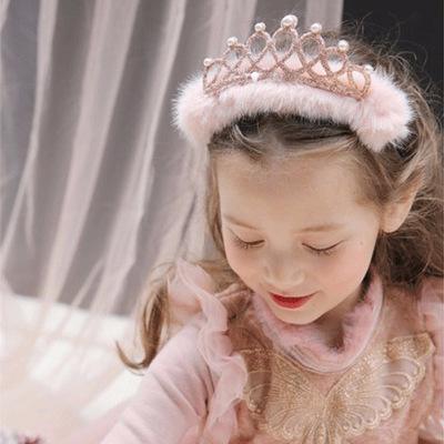 Hair Accessories Queen headband 2colors child infa