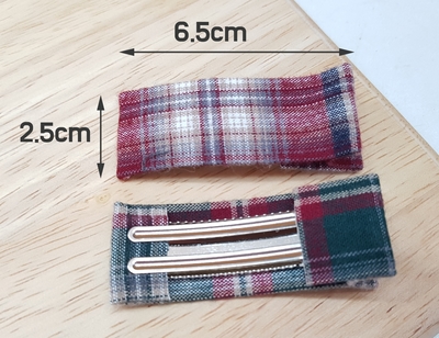 Hair Accessories Check Tongue pin Clean modern sen