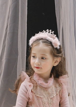 Hair Accessories Queen headband 2colors child infa