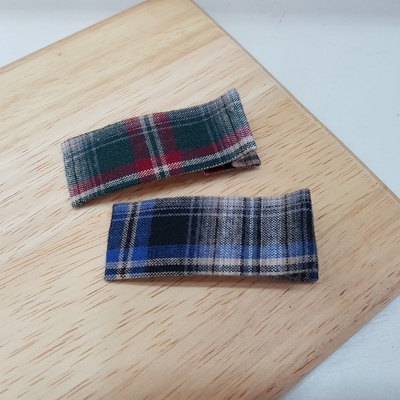 Hair Accessories Check Tongue pin Clean modern sen