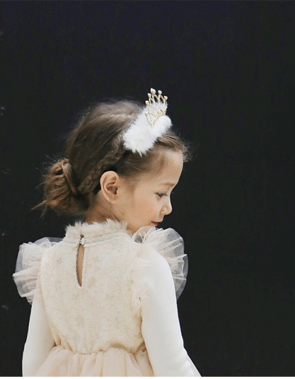 Hair Accessories Queen headband 2colors child infa