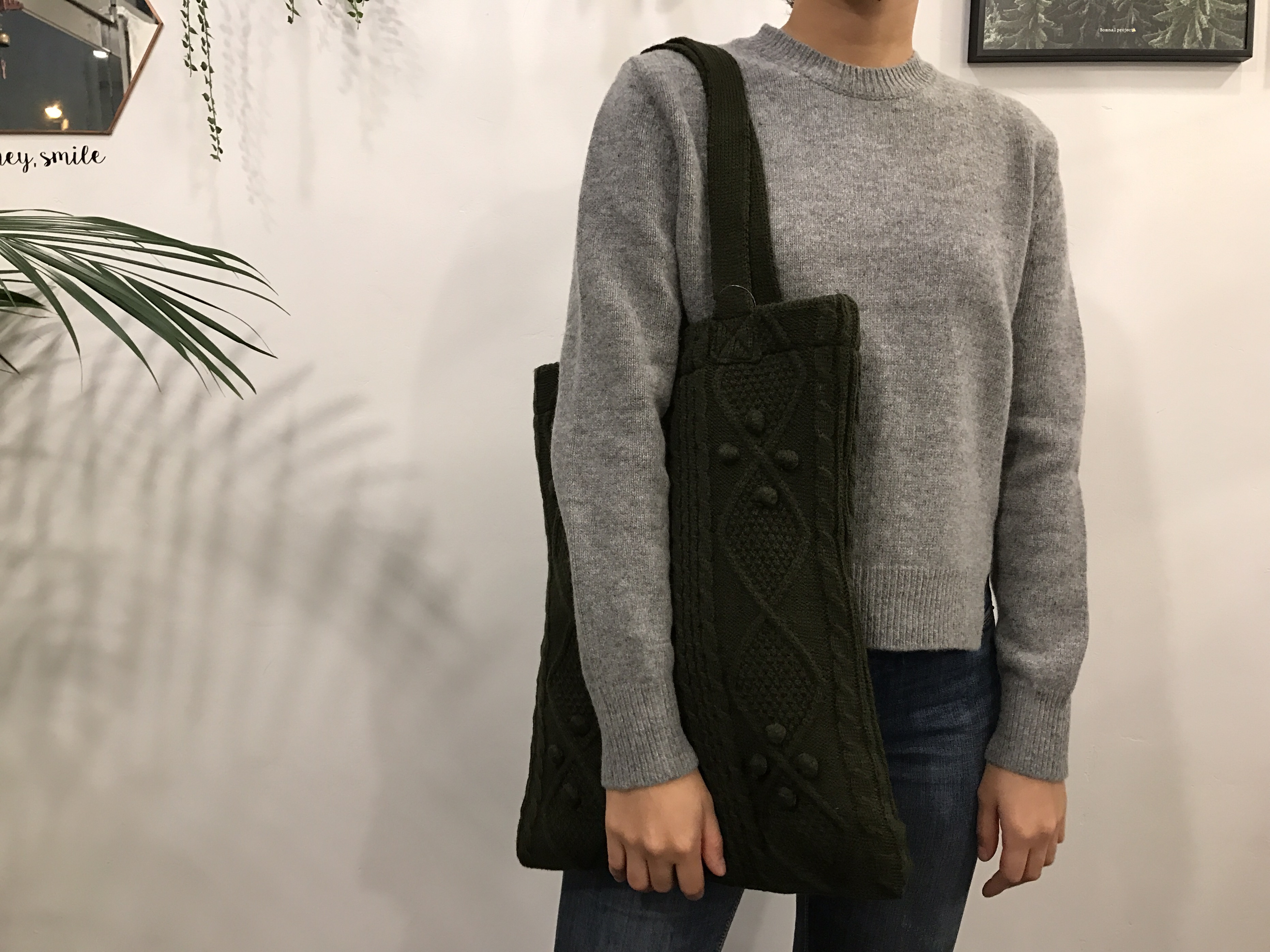 Autumn Winter Pom Pom Yarn Twine Knit Knit Weave E