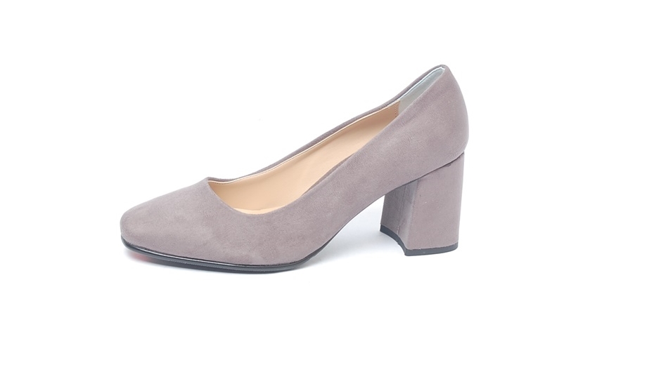 Suede Middle Heel Pumps 5cm 7cm Women's Shoes W