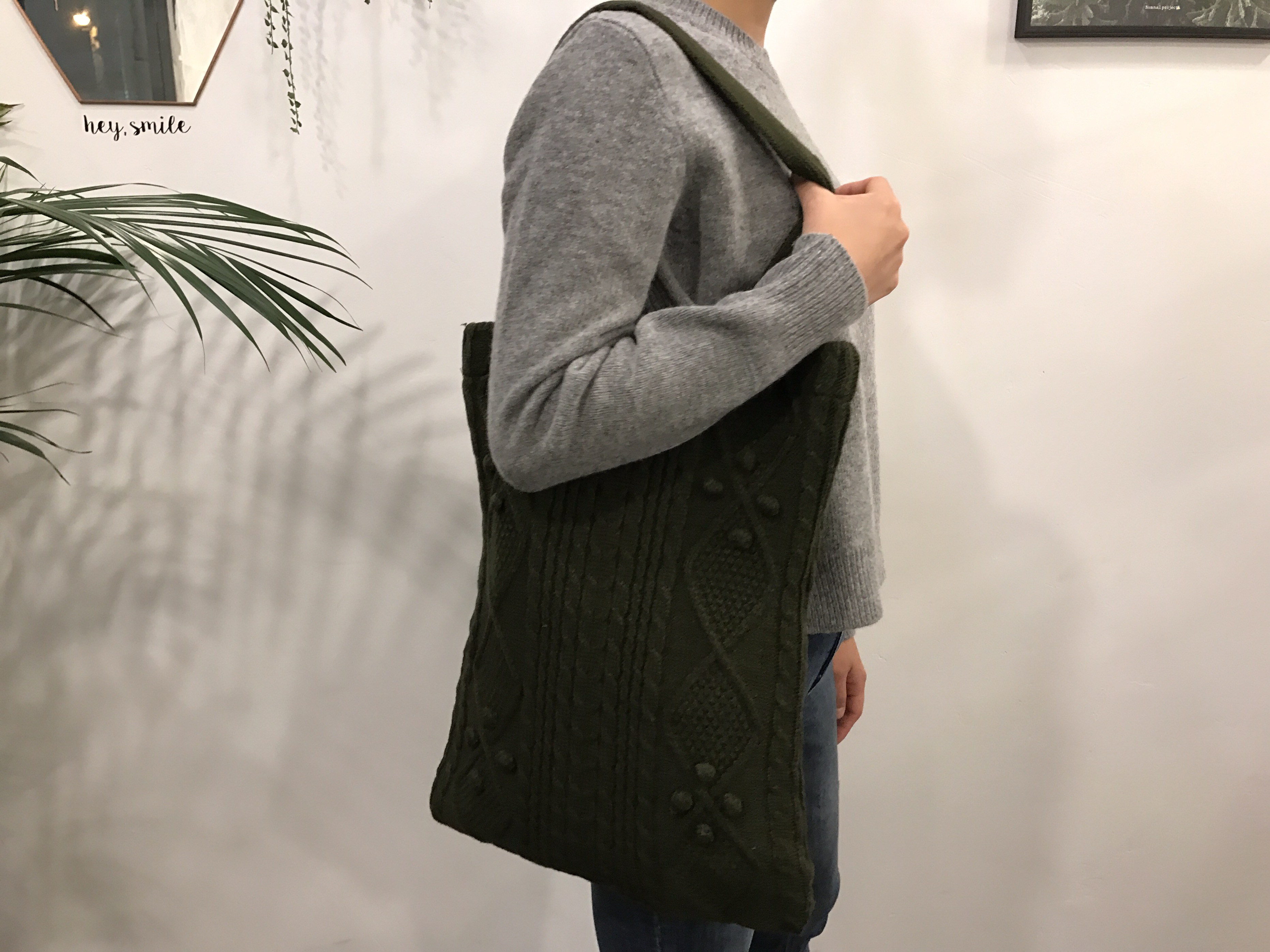 Autumn Winter Pom Pom Yarn Twine Knit Knit Weave E