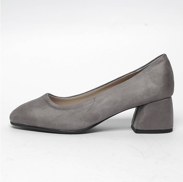 Suede Middle Heel Pumps 5cm 7cm Women's Shoes W