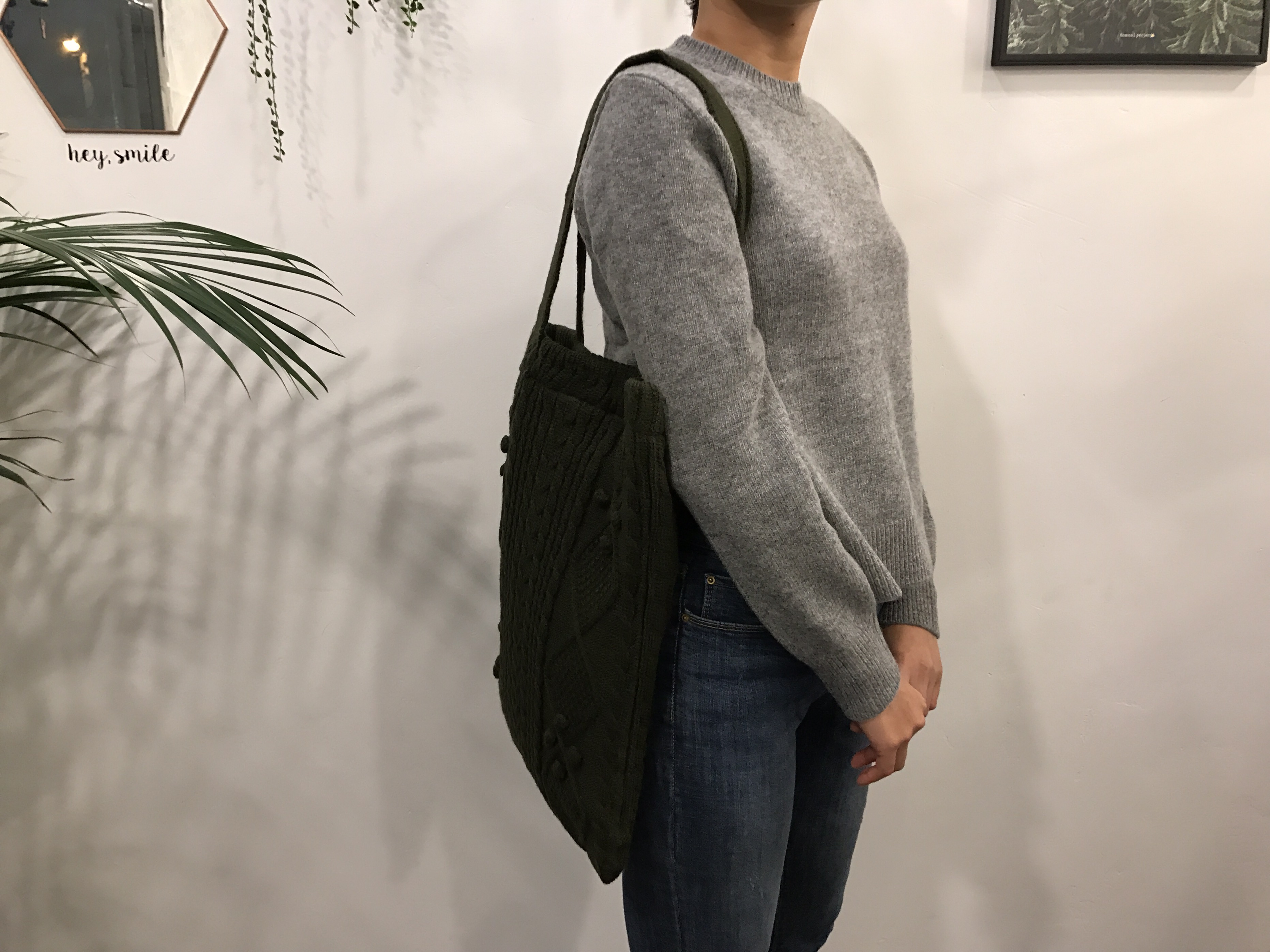Autumn Winter Pom Pom Yarn Twine Knit Knit Weave E