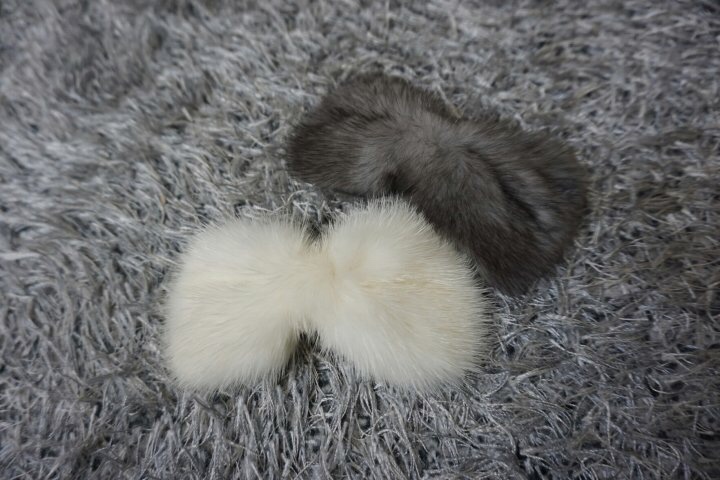 Hair Accessories Real Mink Pin Winter Pin Hair Pin