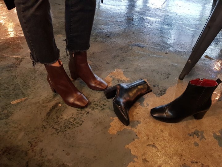 5355 Time Cutting Bending Angle Short Boots Casual