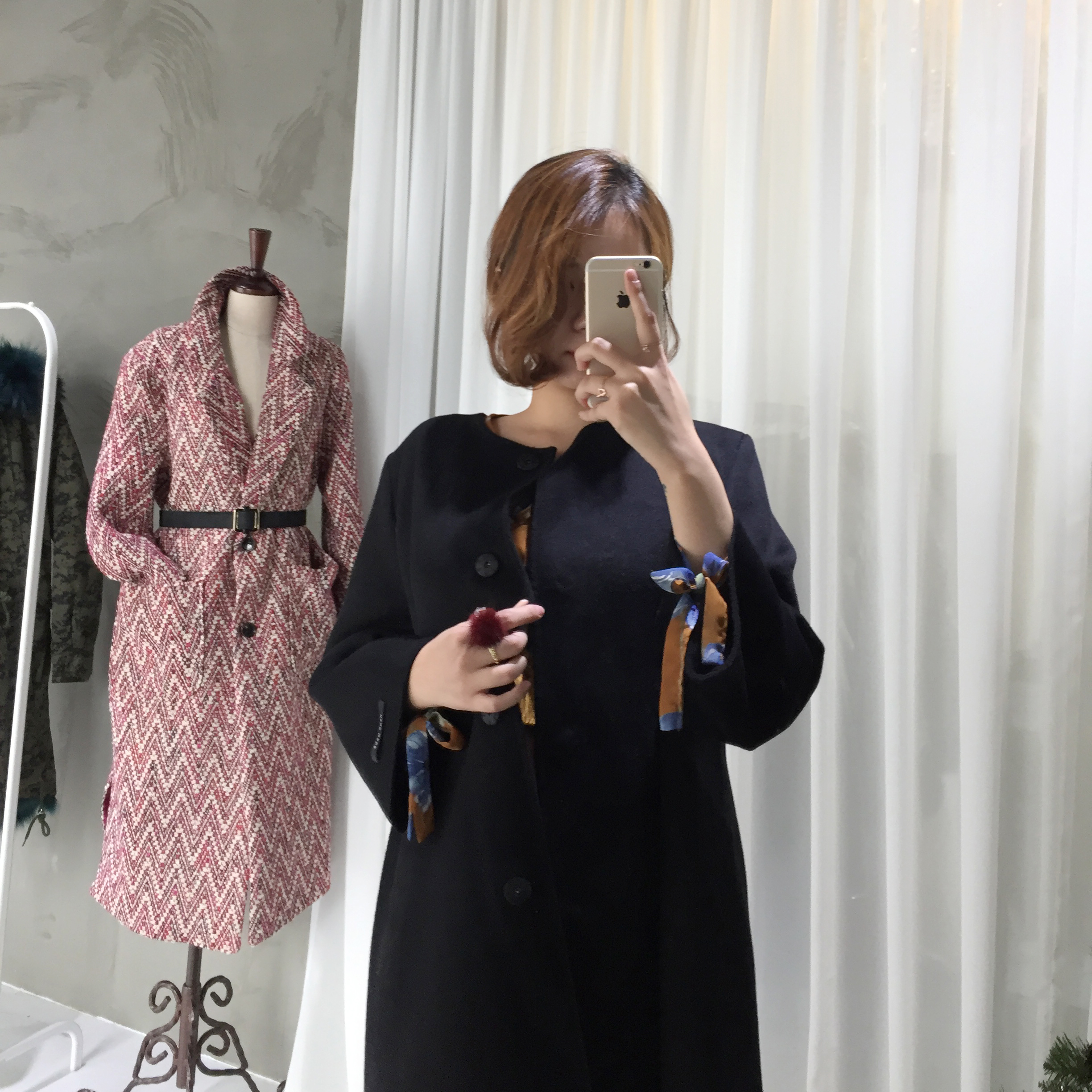 Hair Accessories Big Pong Pong Point Hairpin Mink 