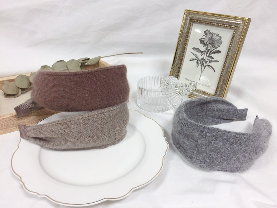 Hair Accessories Angora Knit Hairband Winter Headb