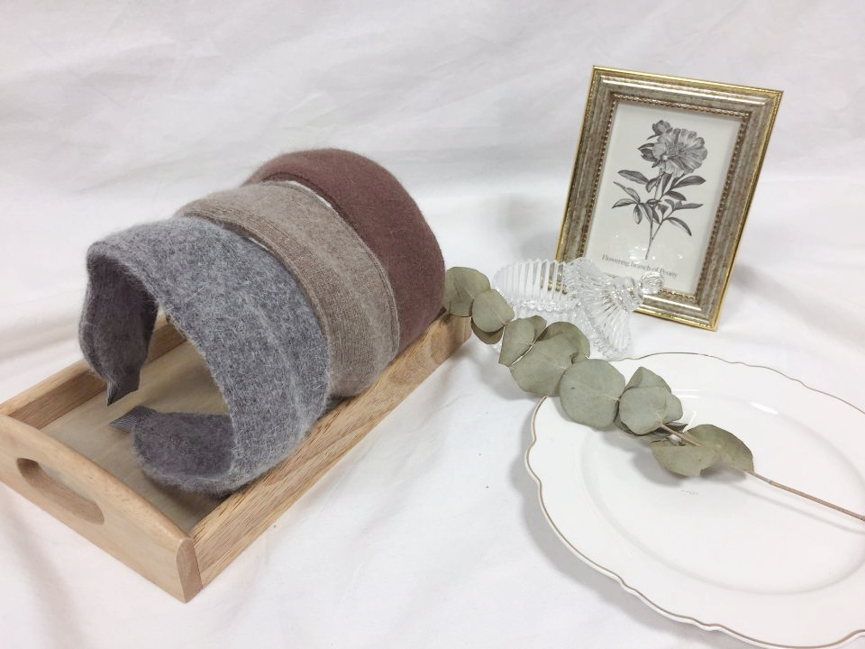 Hair Accessories Angora Knit Hairband Winter Headb