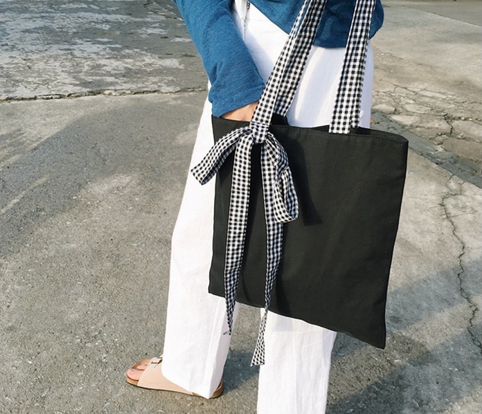 Cute ribbon eco bag cute and cute everywhere Coord