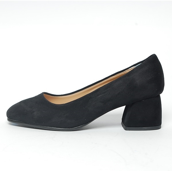 Suede Middle Heel Pumps 5cm 7cm Women's Shoes W