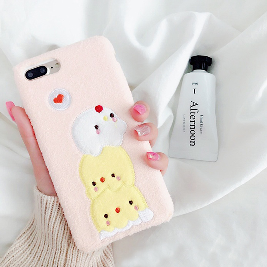 Chicks iPhone 8 Winter Case Plus Strap Card Holder