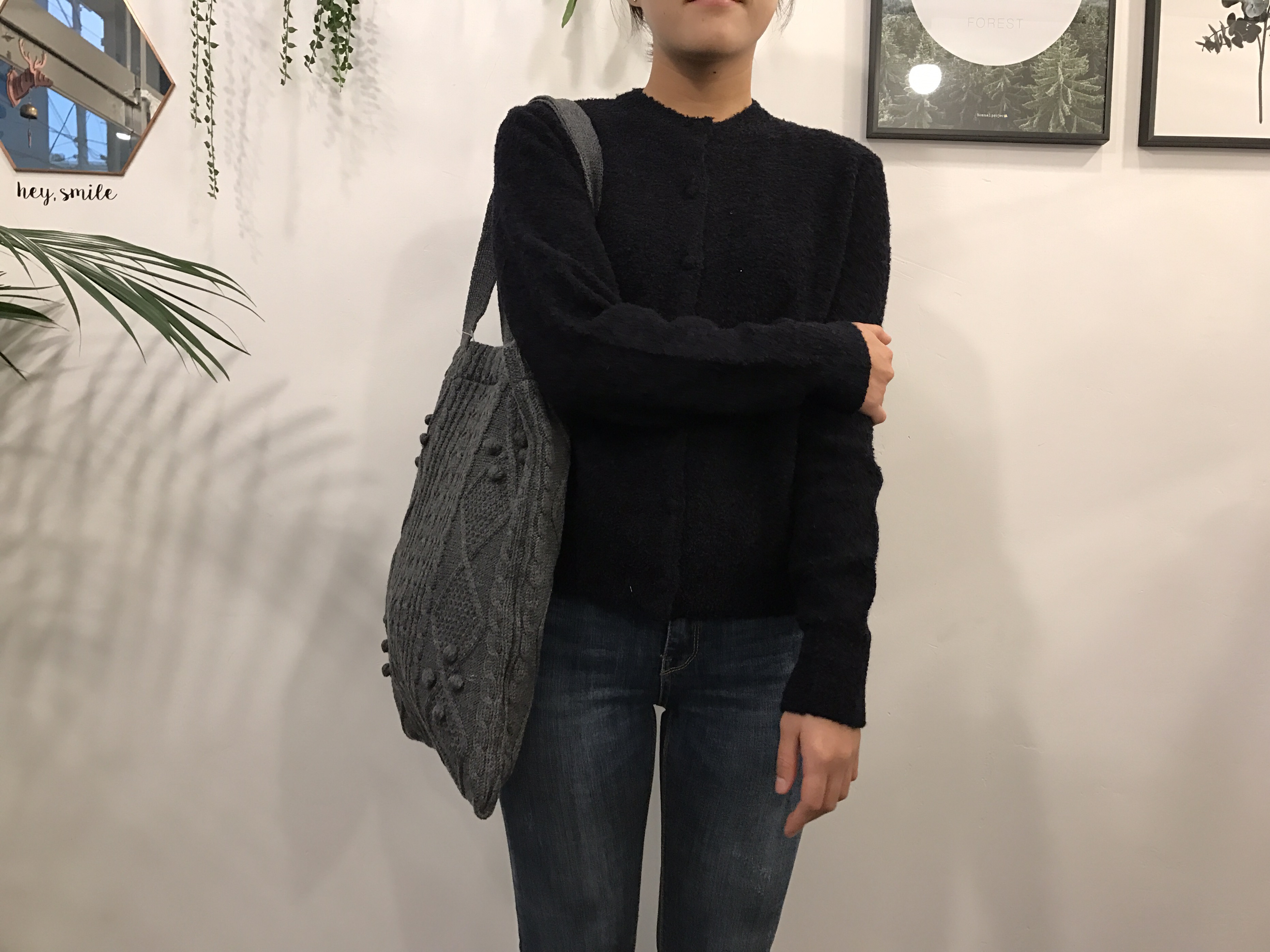Autumn Winter Pom Pom Yarn Twine Knit Knit Weave E