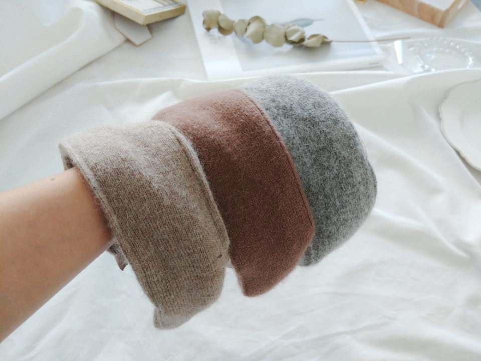 Hair Accessories Angora Knit Hairband Winter Headb