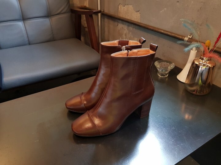 5355 Time Cutting Bending Angle Short Boots Casual