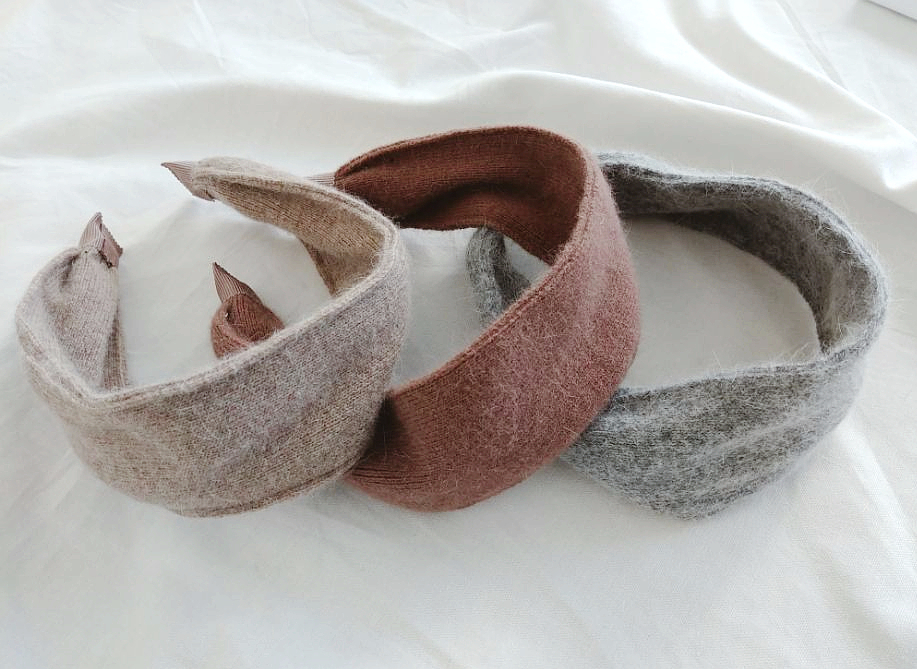 Hair Accessories Angora Knit Hairband Winter Headb