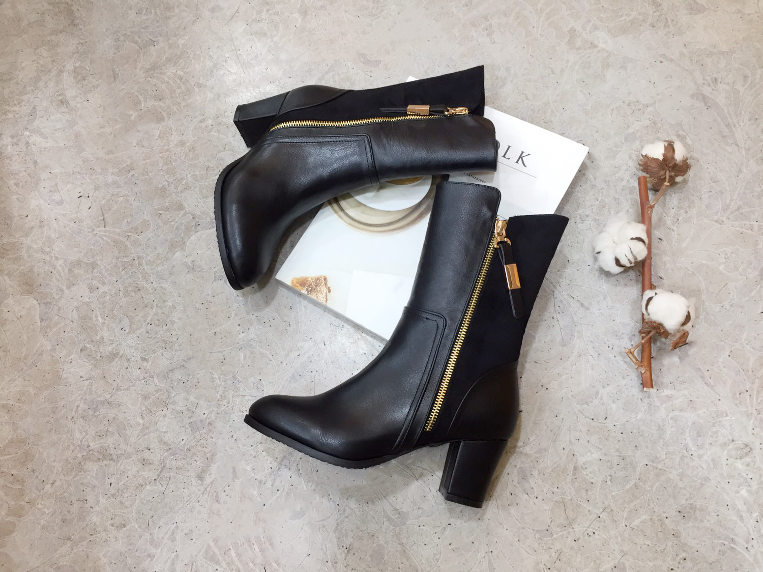 6cm Range Stretch Mohair Comfortable Suede Leather