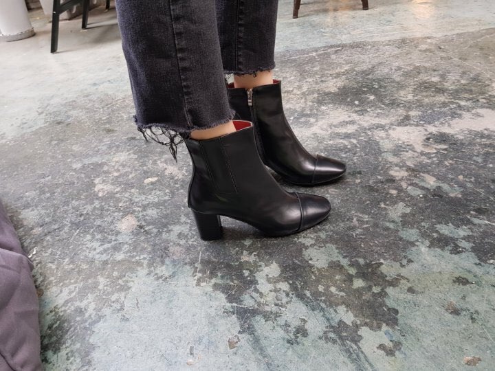 5355 Time Cutting Bending Angle Short Boots Casual