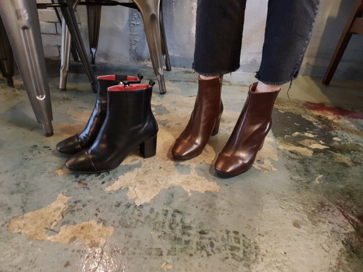 5355 Time Cutting Bending Angle Short Boots Casual