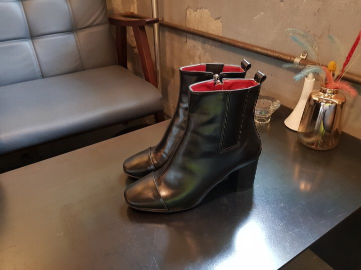 5355 Time Cutting Bending Angle Short Boots Casual