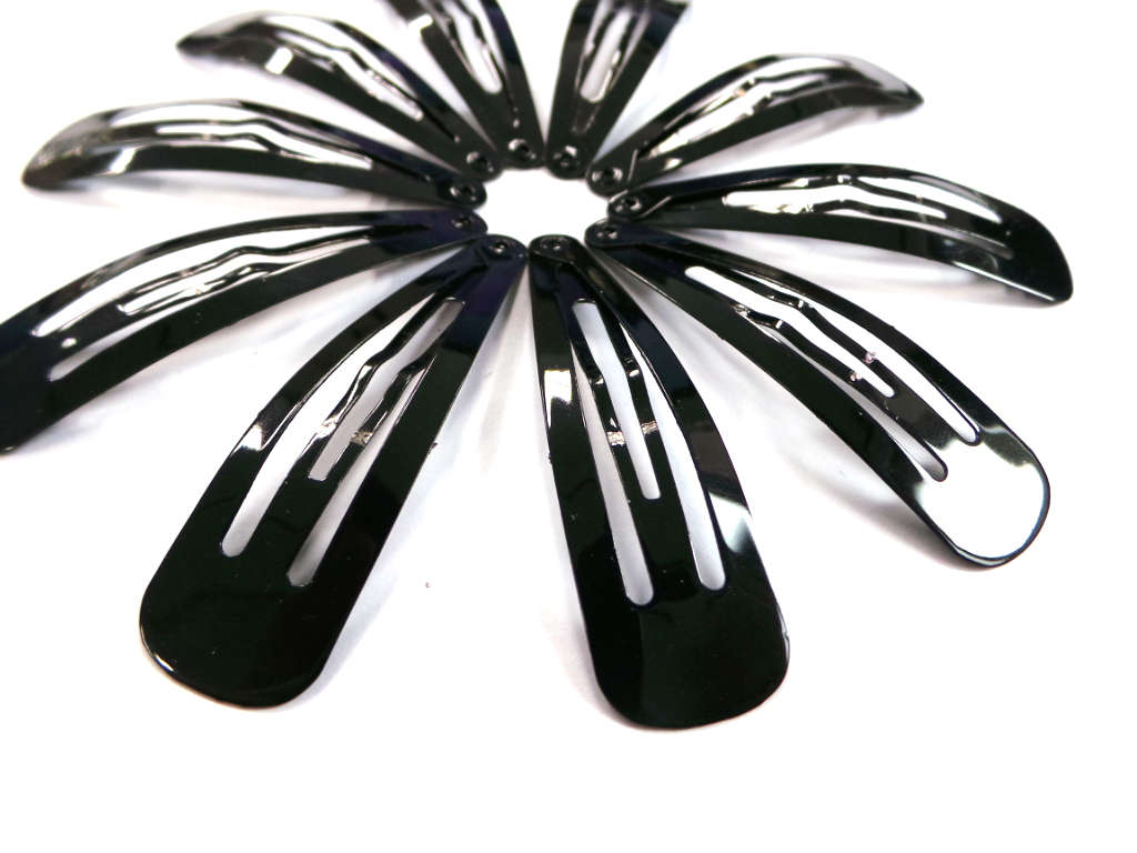 Hair Accessories Black tick pins 5.5cm 10 pieces A