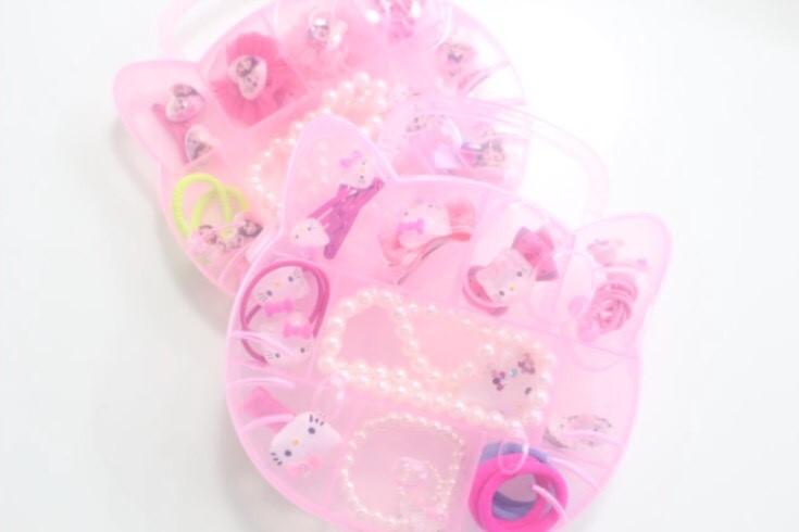 Hair Accessories Kitty Gift Set Girl Christmas Acc